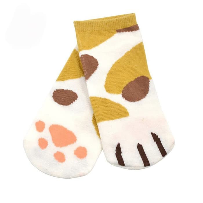 CLEARANCE SALE - KSKI0005 - Dog Paw Socks Kaos Kaki Model Tapak Kaki Anjing Cute Kawaii Japan Japanese