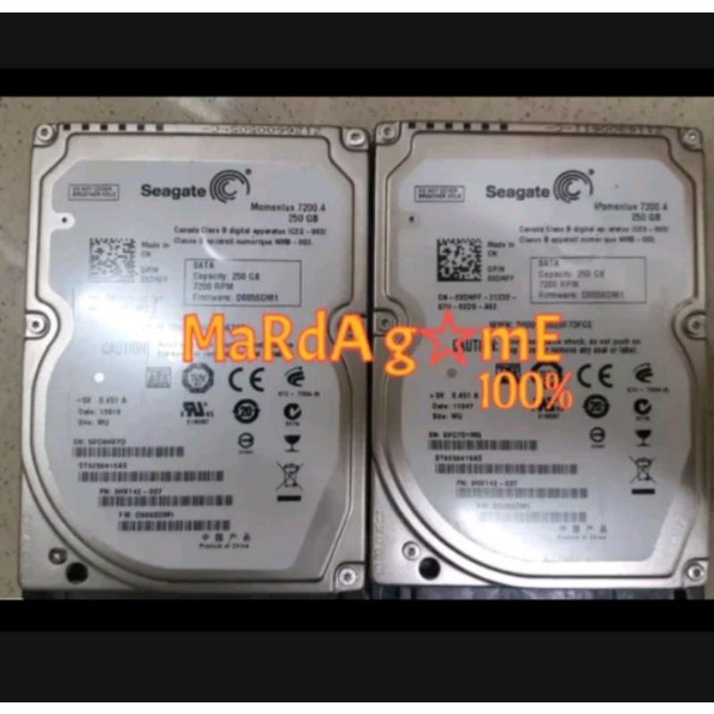 Hardisk Laptop 250Gb