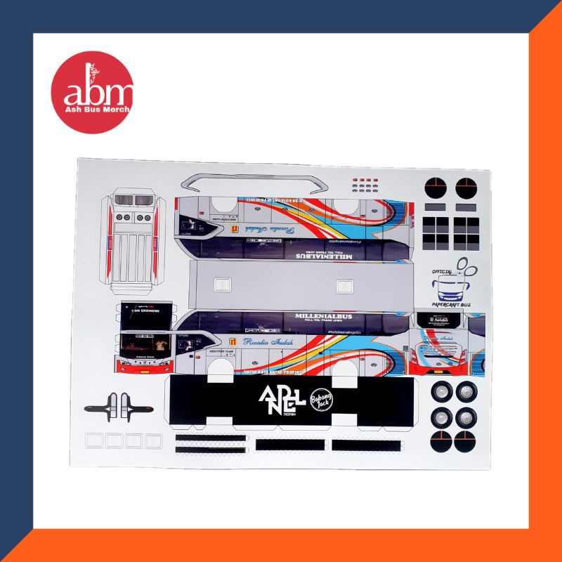 pola paperbus miniatur bus miniatur bus rosalia indah