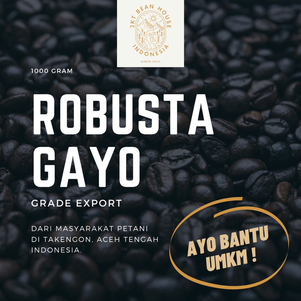 

KOPI ROBUSTA GRADE EKSPOR - 1 kg