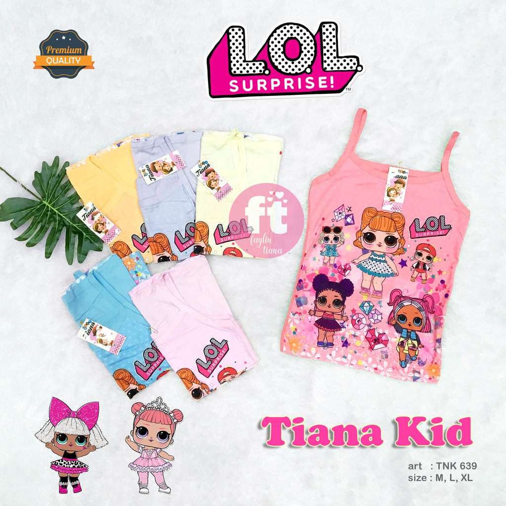 TIANA KIDS | Tanktop Anak / Atasan Anak / Singlet Anak / art TNK 639