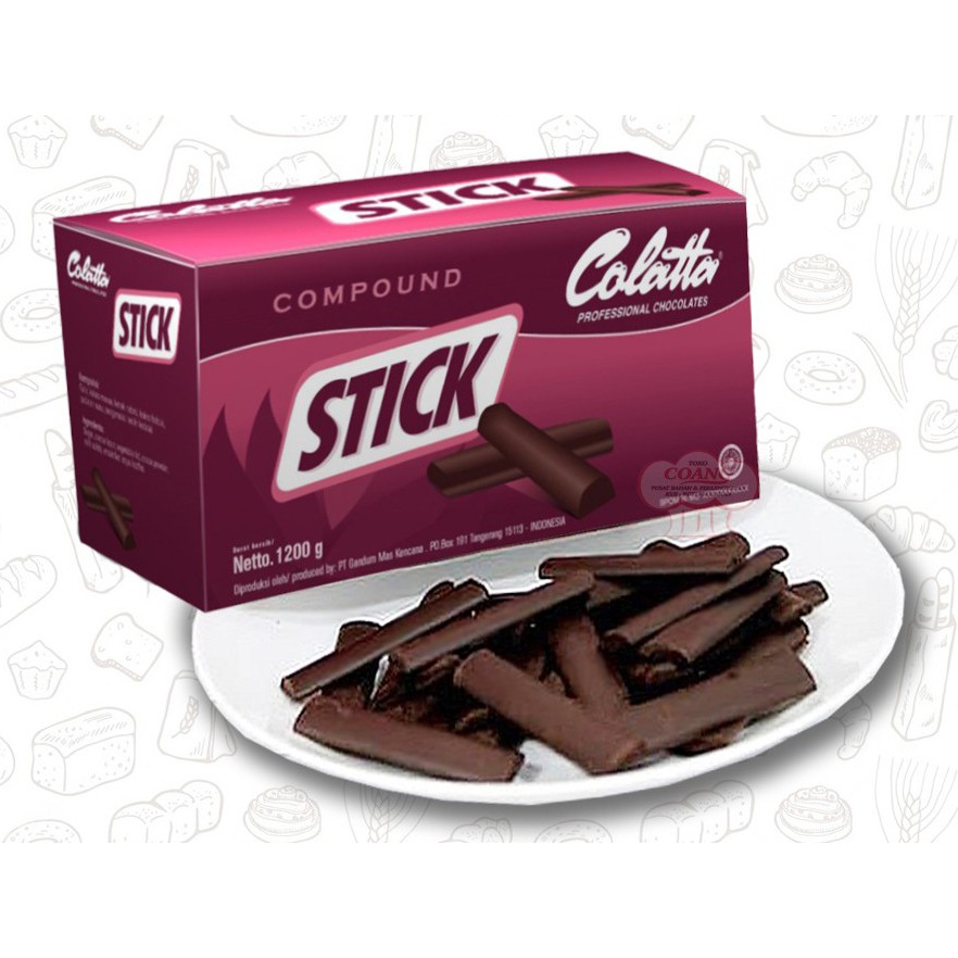 

Coklat Colatta Stick 200 Gram (ECR) / Chocolate Stick Baked Stable / Cokelat Pagar