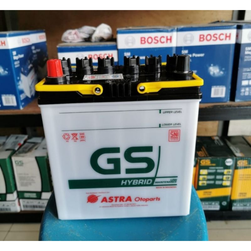 aki batere mobil avanza rush xenia GS Astra hybrid NS40 low maintenance GS Hybrid NS 40