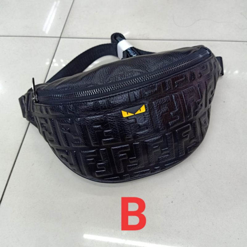 Waistbag Brand Kulit Asli Belt Bag Bumbag Leather Import