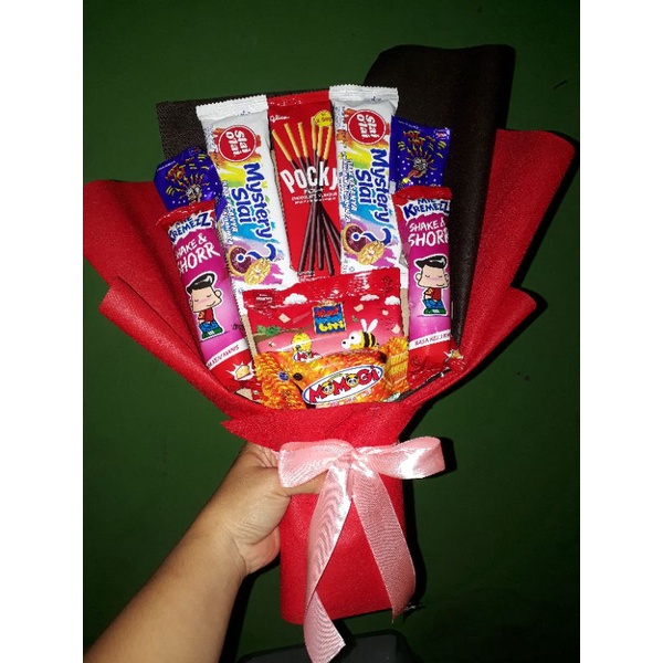 

bouqet snack / kado ulang tahun / kado wisuda / bouqet unik