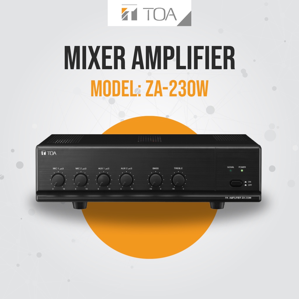 Jual TOA Mixer Amplifier Model ZA230W - Garansi Resmi | Shopee Indonesia