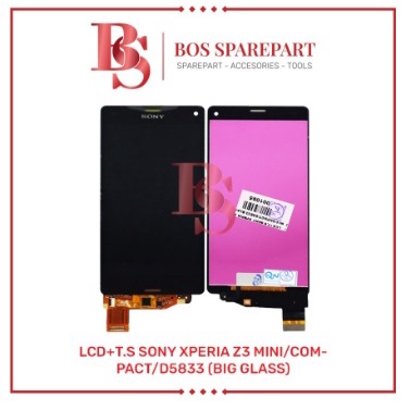 LCD TOUCHSCREEN SONY XPERIA Z3 MINI / Z3 COMPACT / D5833 BIG GLASS ORIGINAL OEM