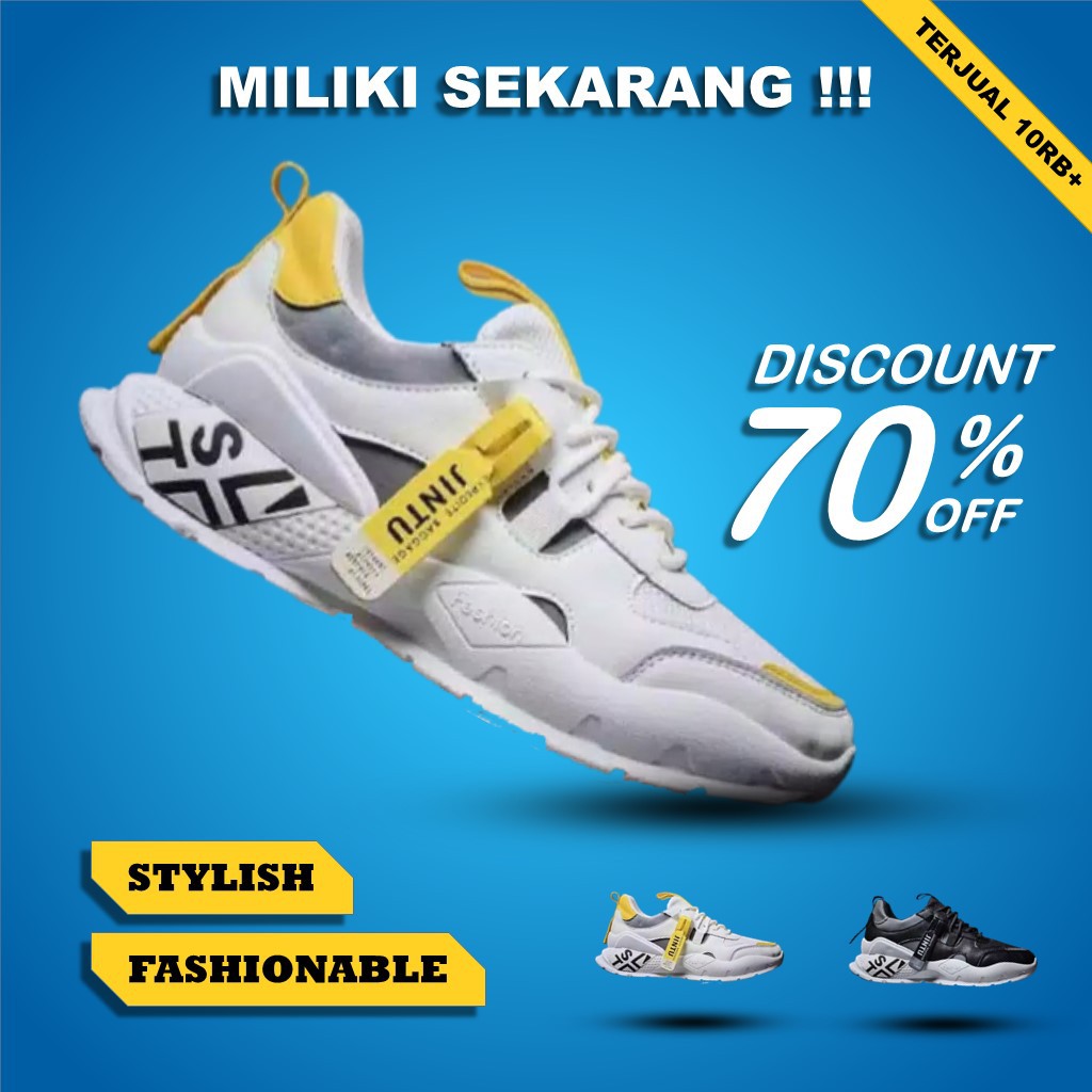 RD Collection - Sepatu Olahraga Sneakers Wanita Dan Pria Korea Fashion S-115