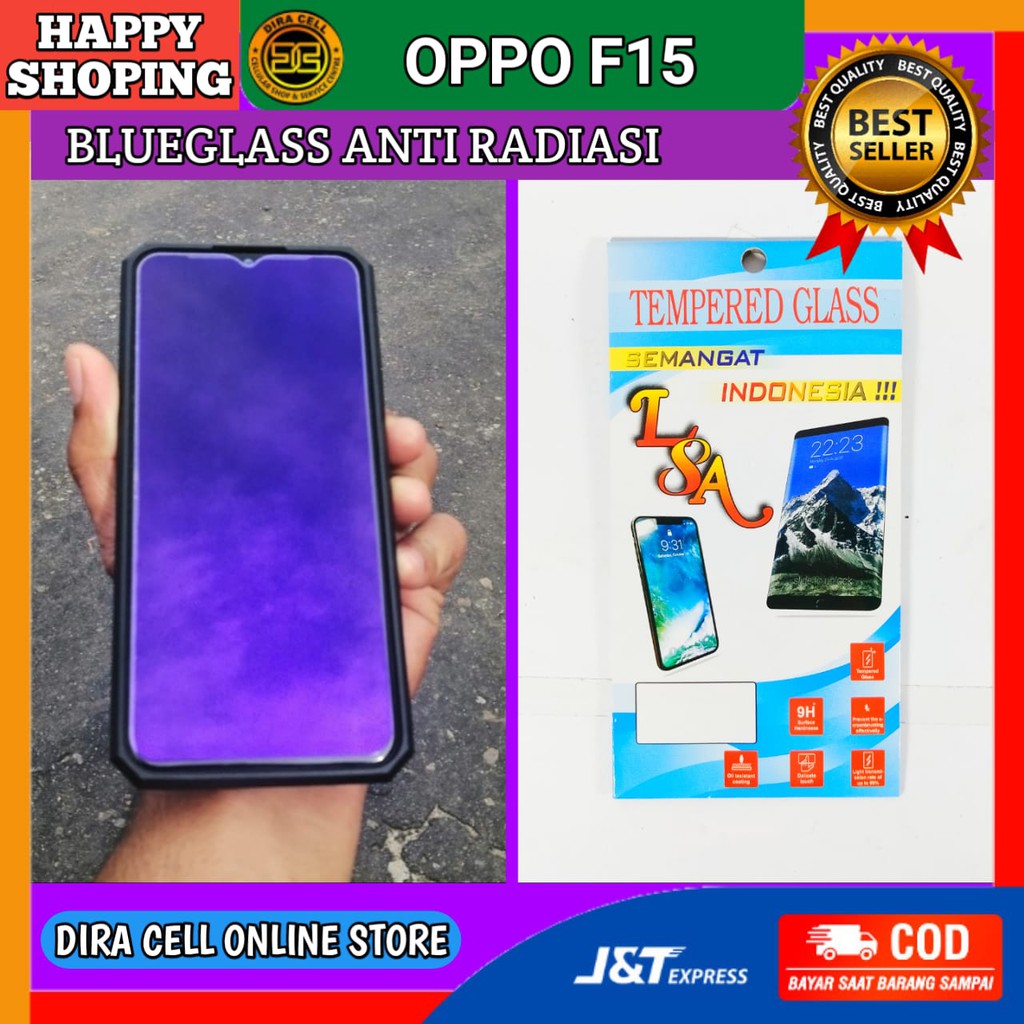 Anti gores hp OPPO F15 kaca anti gores tempered glass anti radiasi