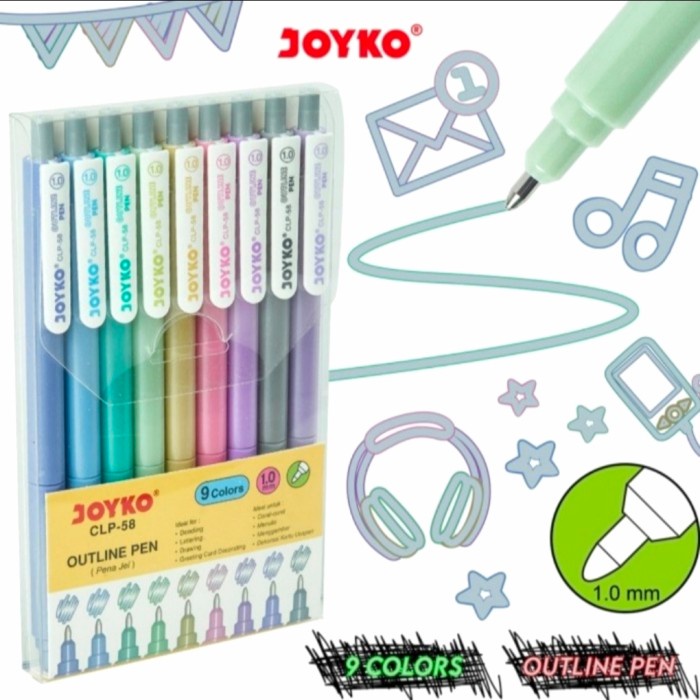 

Outline Pen JOYKO CLP 58 - Set 9