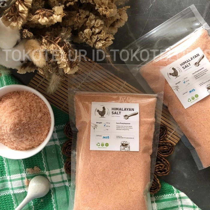 

Siap Kirim Garam Himalaya (500Gram) - Natural Himalayan Pink Salt
