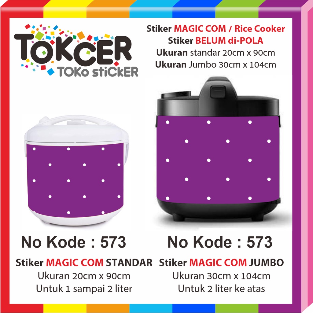 Stiker MAGIC COM / Rice Cooker POLKADOT