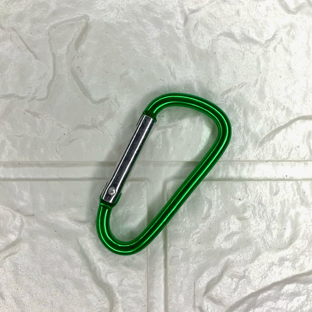 Carabiner 6 Gantungan Aluminium  Tebal Murah