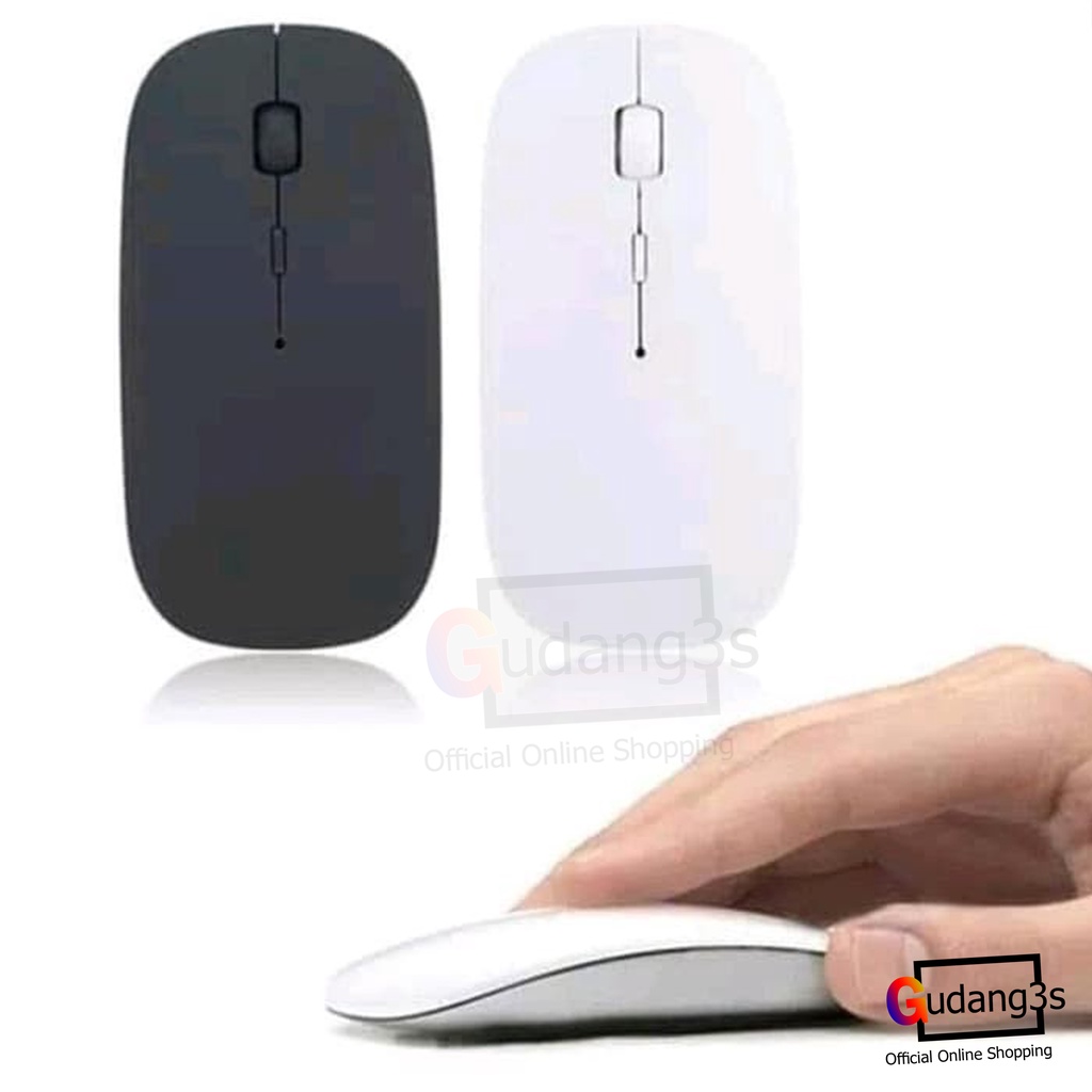 Mouse Wireless 2.4 Ghz Slim & Comfortable / Mouse Tanpa Kabel PC Laptop Tv Android-1