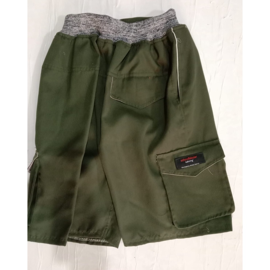 celana CARGO pendek doreng dan polos