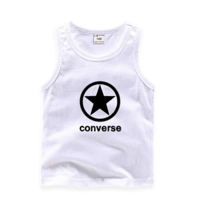 Singlet Anak Anak Unisex Convrs Star Tanktop anak Cowo dan Cewe Kaos Singlet Anak Usia 2 sampai 10 Tahun