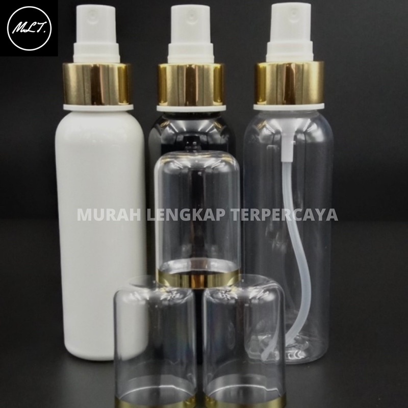 BOTOL SPRAY 100 ML SPRAY GOLD FULL CAP / BOOTOL SPRAY 100ML SPRAY GOLD FULLCAP