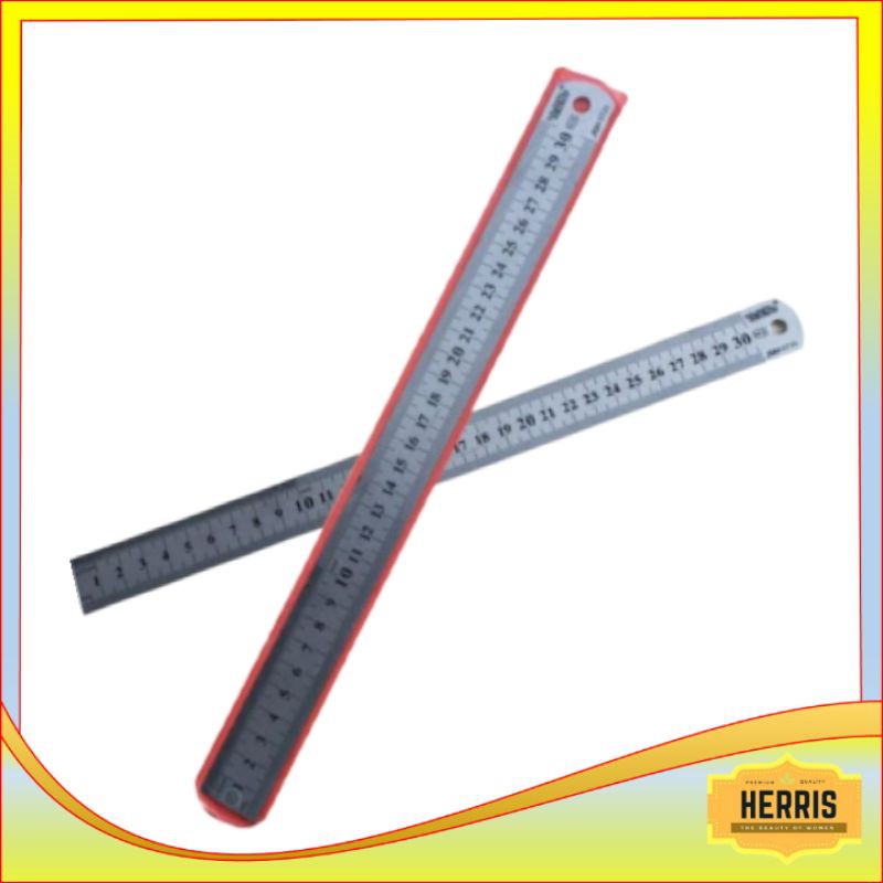 

1 Pcs Penggaris Stainless 30 Cm