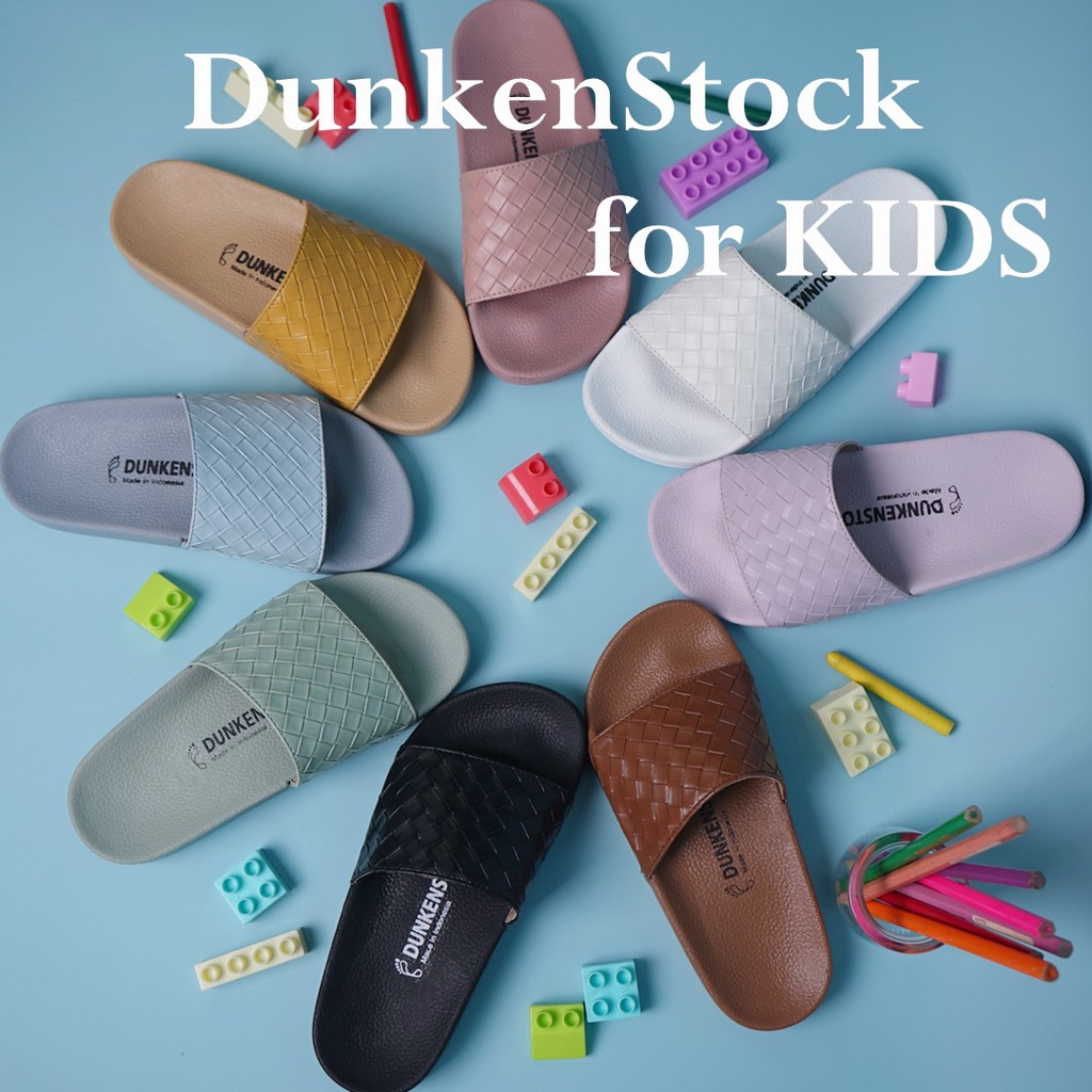 Sendal Sandal Anak Anak Cowok Cewek Remaja Terbaru DUNKENSTOCK for KIDS Variasi Warna