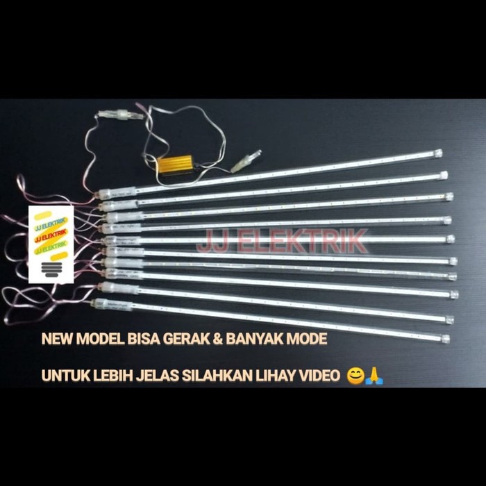 Lampu Meteor LED Hias Gantung RGB Warna Warni New Model (Banyak Mode)