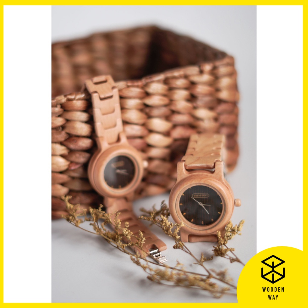 Hadiah Anniversary Jam Tangan Kayu Couple Wooden Watch Series Gatotkaca Kado Hampers Pernikahan JAM 