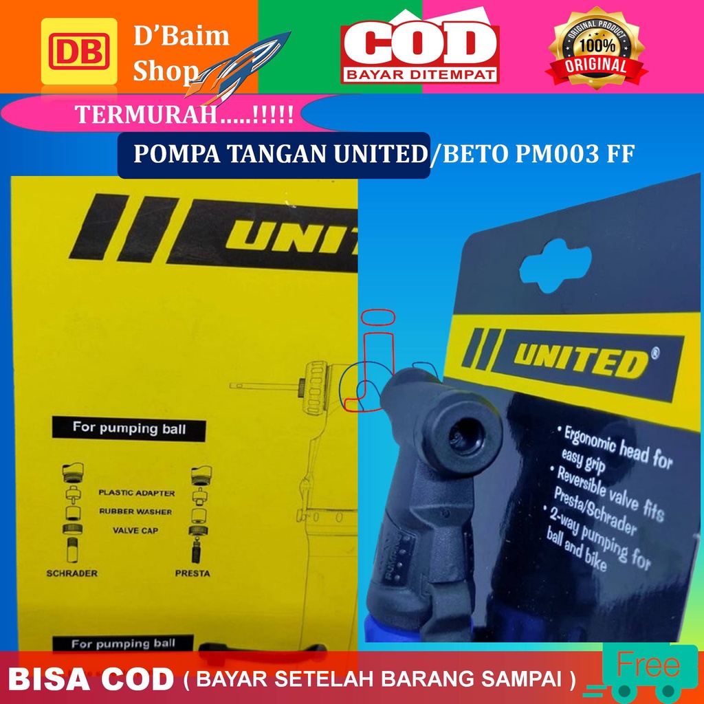 POMPA TANGAN UNITED PM003 FF