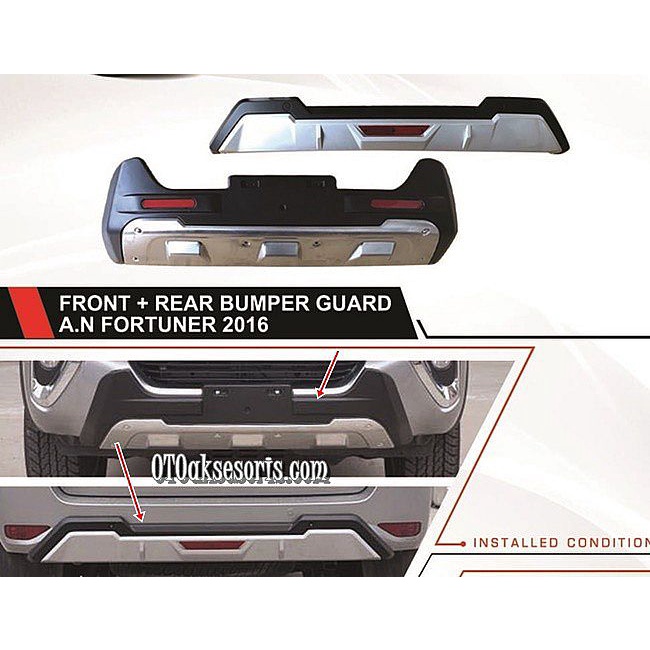 Front dan Rear Bumper Guard All New Fortuner 2016