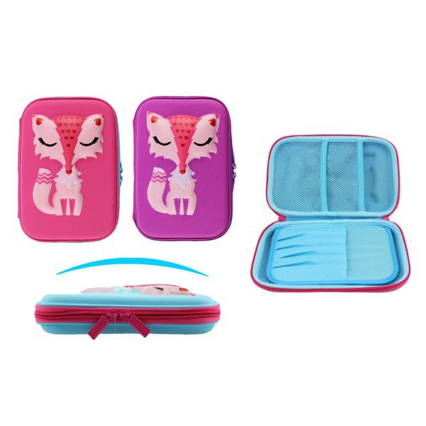 

Pencil Hard Case Unicorn Fox-Tempat Pensil Unicorn Fox 3D-Kotak Pensil Little Ponny 3D Import Murah