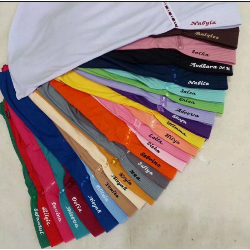 Jilbab Anak TK/SD/SMP bisa Bordir Nama