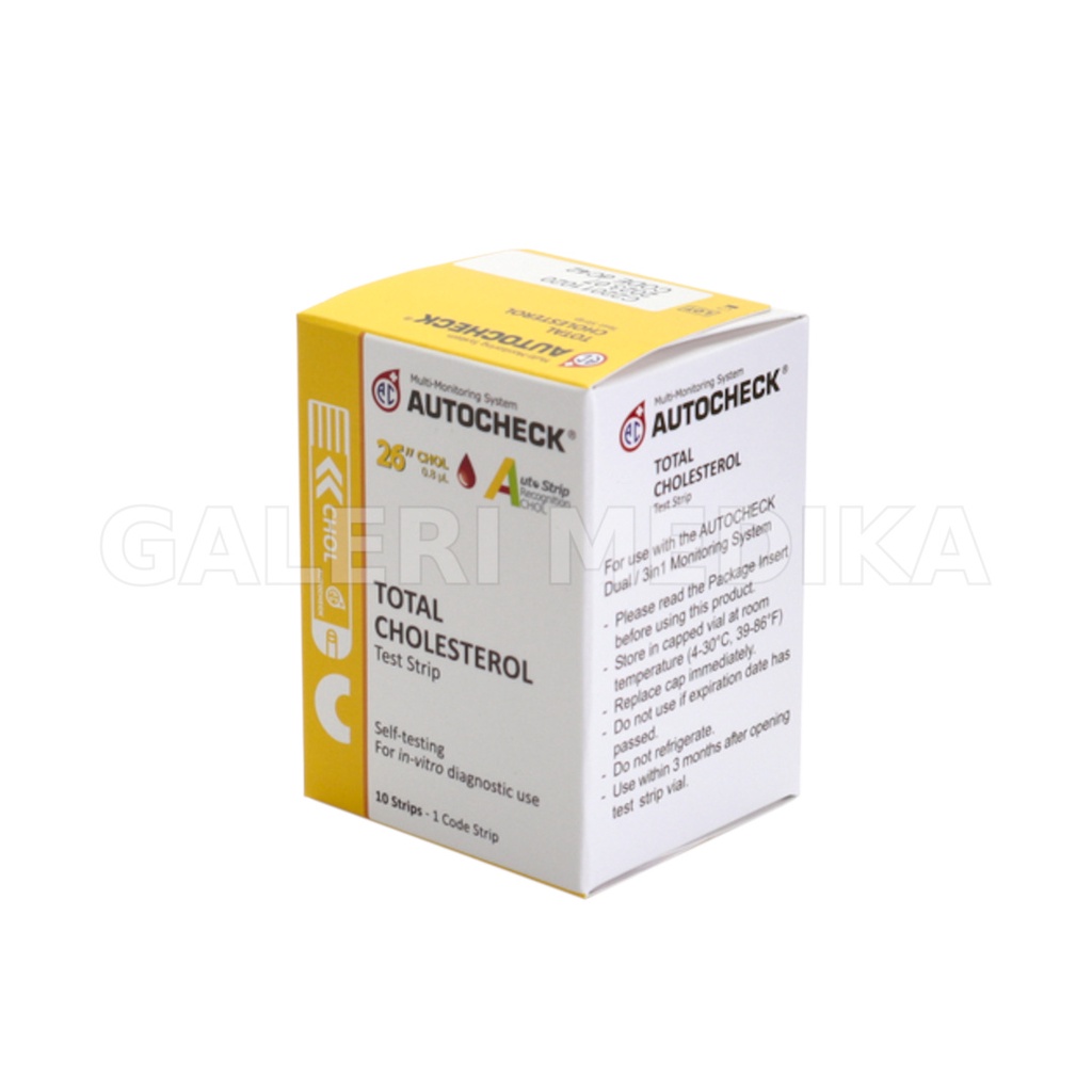 Autocheck Strip Kolesterol / Autocheck Strip Cholesterol / Autocheck Cholesterol Test Strips