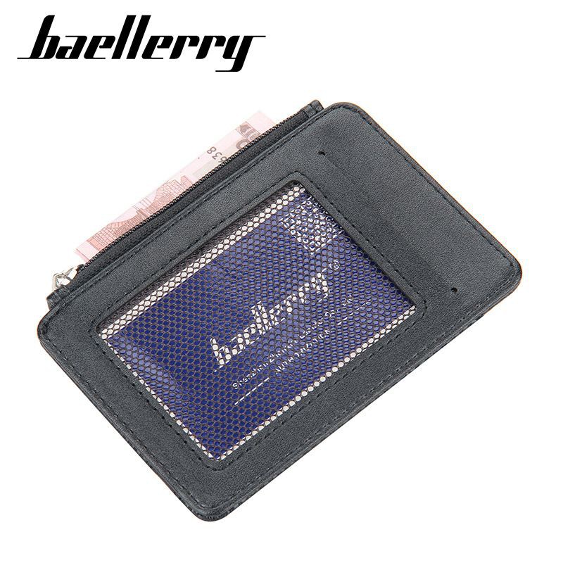 BAELLERRY D1861 Dompet Kartu Pria Bahan Kulit PU Leather Premium WATCHKITE WKOS