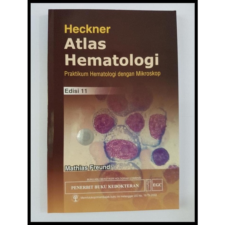 TERBARUU!! [ORIGINAL] Atlas Hematologi 11e - Heckner TERBARU