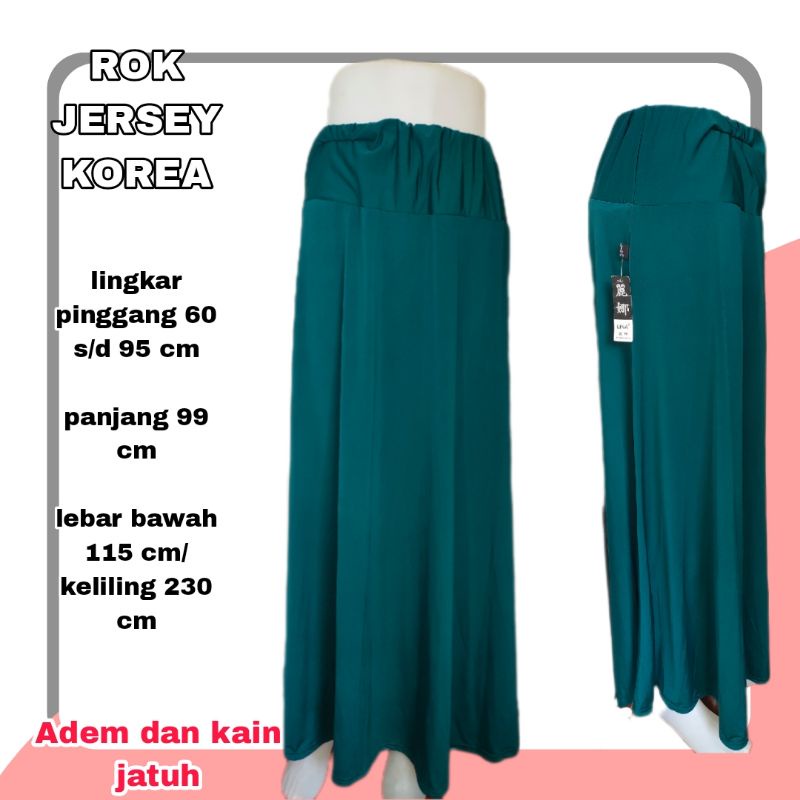 ROK PANJANG WANITA POLOS JERSEY rok fashion wanita muslim bahan kaos Jersey rok cewek cewe perempuan model A payung  ibu dewasa fashion muslim wanita bahan rok jumbo bigsize wanita model terbaru terkini panjang tebal warna warni