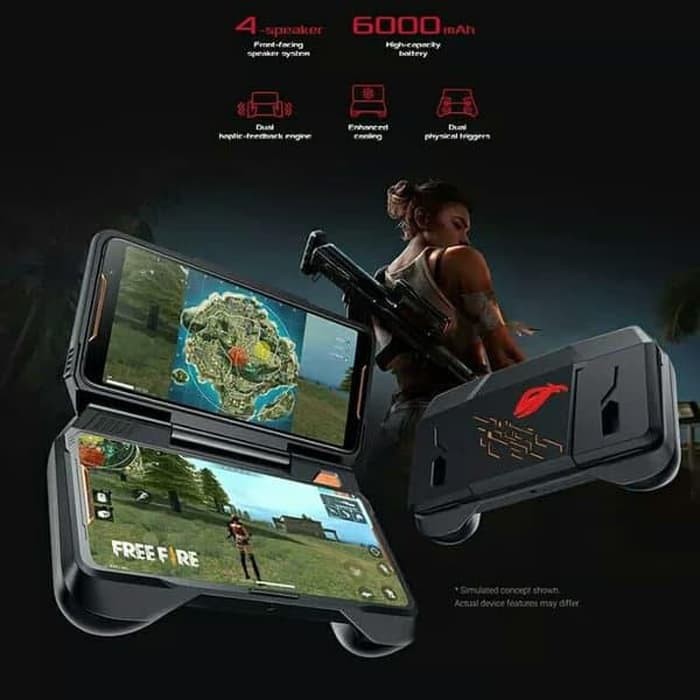 ASUS ROG 8/512GB GARANSI 1 TAHUN - Hitam