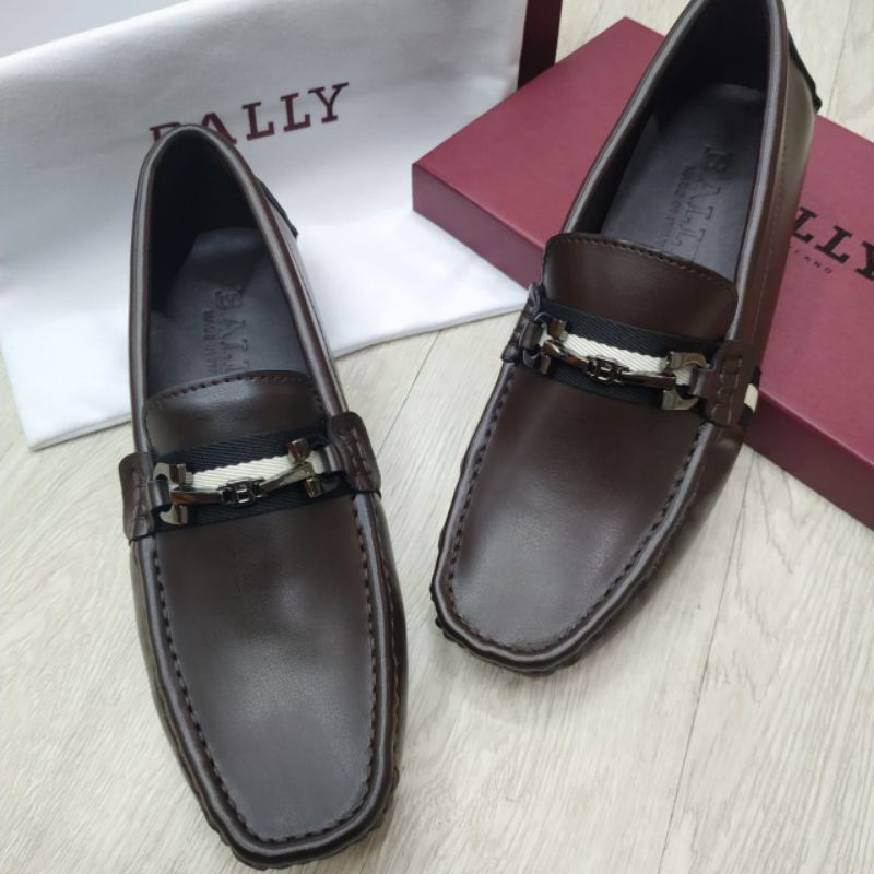 sepatu kulit pria Bally  mirror quality