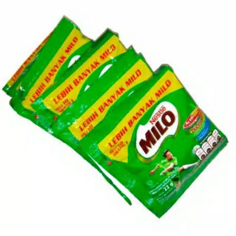 

susu bubuk milo active-go sachet 22 gr 1 renceng isi 10 bonus 1 sachet