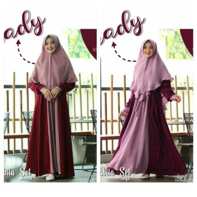 Gamis Nabila Set ori by ss hijab