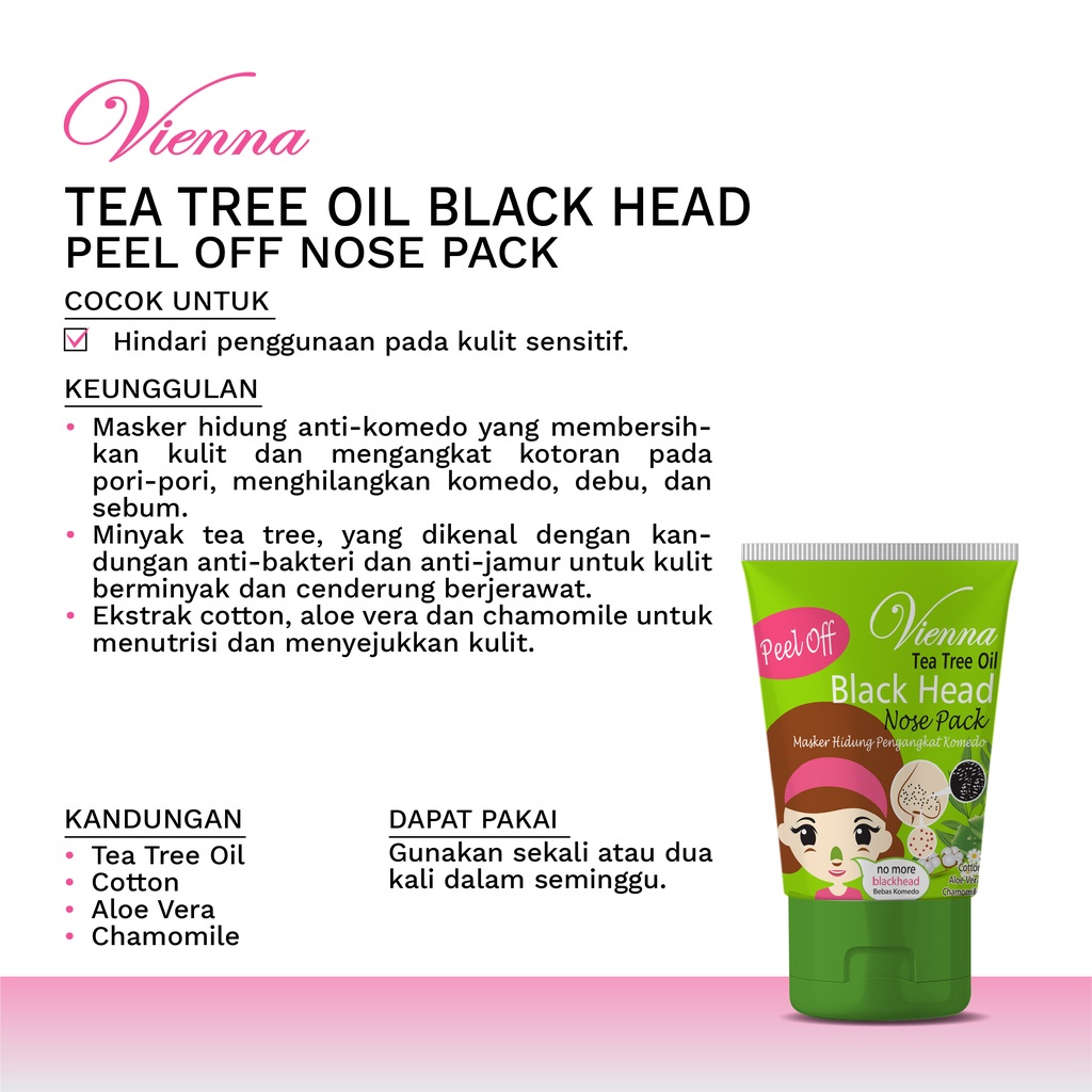 VIENNA Black Head Nose Pack 30mL