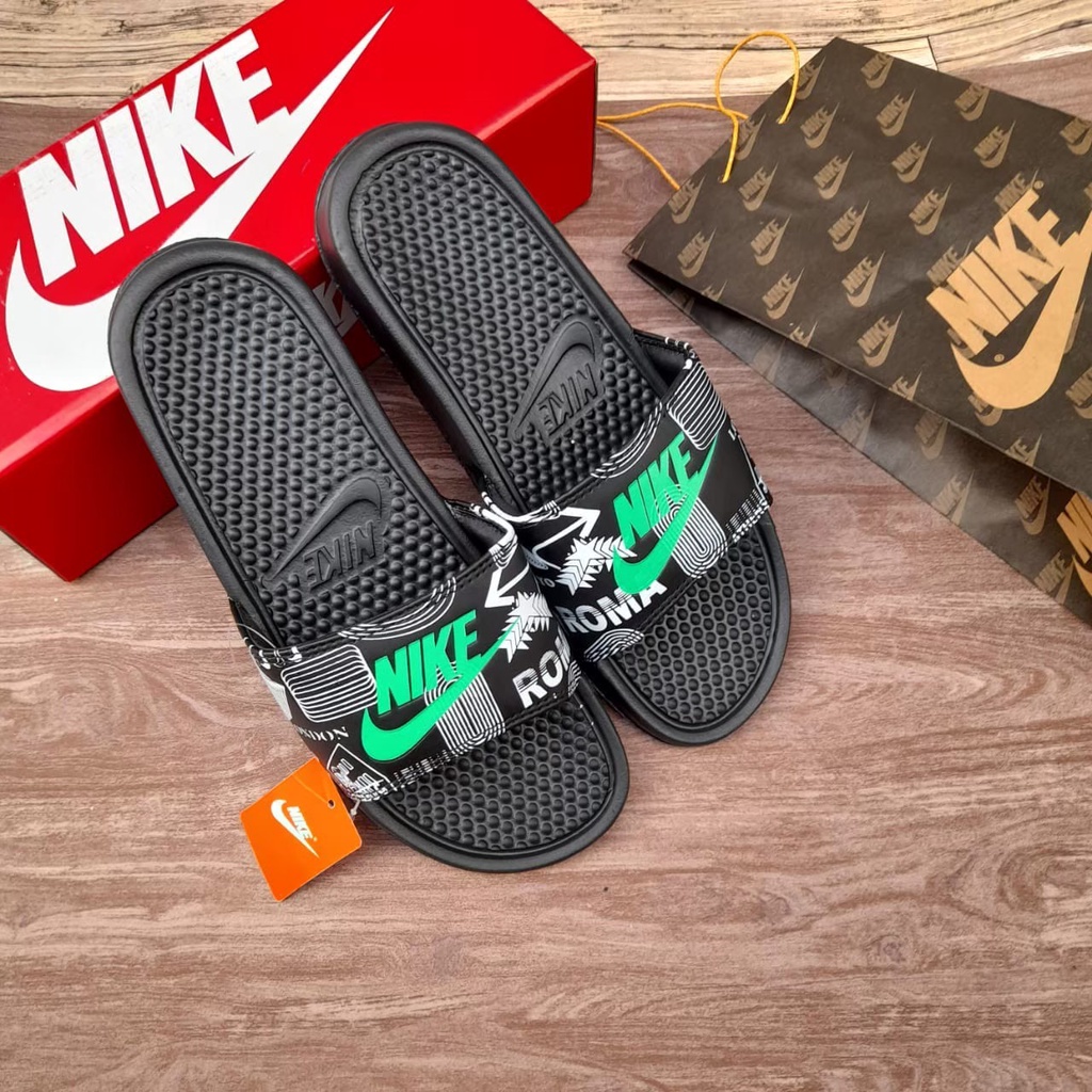 Sandal Nike Benassi / Sandal Selop Slip On Pria Wanita Nike Slide