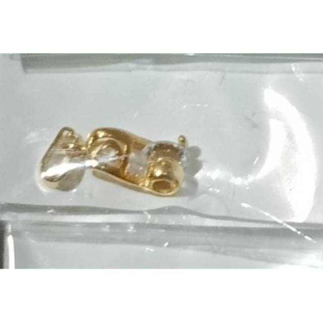 Liontin Titanium Emas Anti Karat Anti Luntur 100% Titanium Asli Titanium Stainlis Titanium Emas