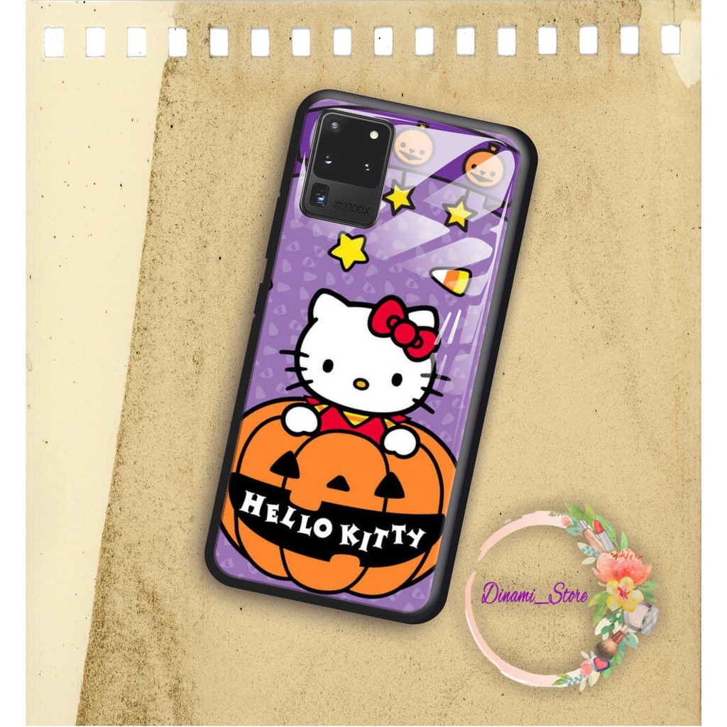 back case glass HELLO KITTY Oppo A3s A1k A5 A9 2020 A7 F9 A5s A31 A52 a53 A92 A37 A57 A59 DST1209