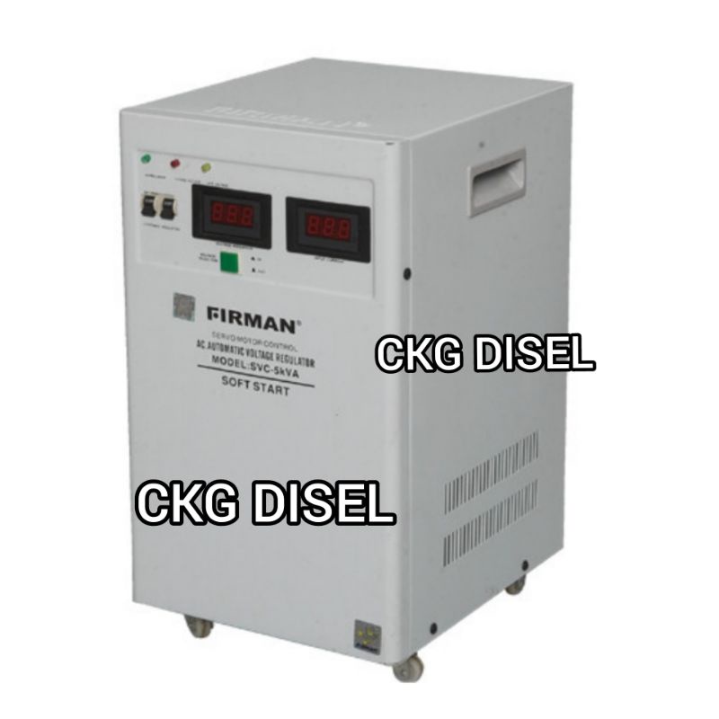Stabiliser Stabilizer SCV 5KVA Firman SVC5KVA 23 Amper Berkualitas