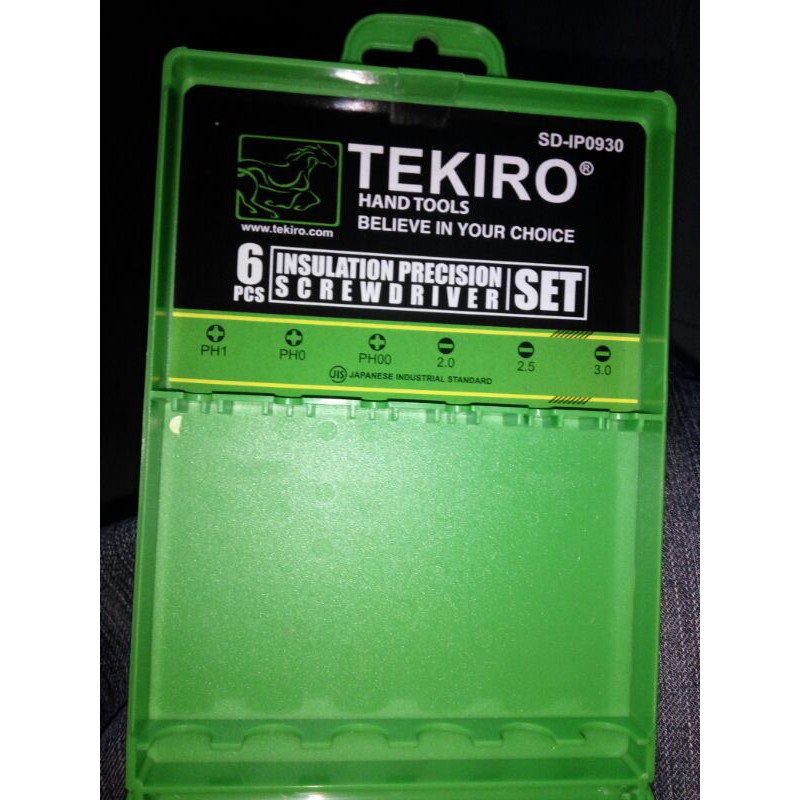 tekiro SD-IP0930 obeng listrik elektro 6 pcs electro 6pcs obeng jam