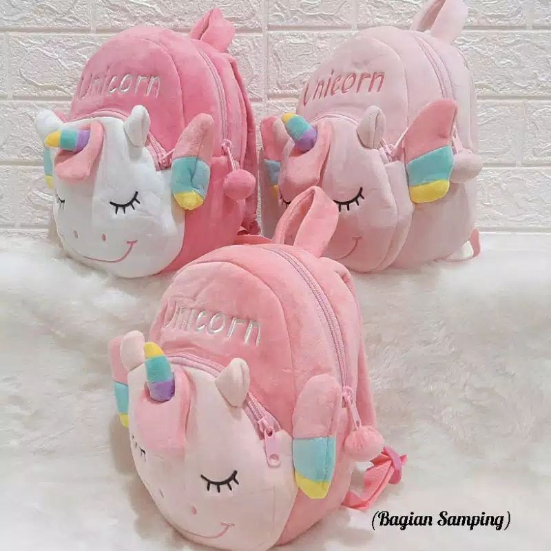 TAS ANAK BALITA/TAS BALITA LUCU/TAS PAUD TK/TAS UNICORN/TAS ANAK PEREMPUAN IMPORT/TAS SEKOLAH ANAK