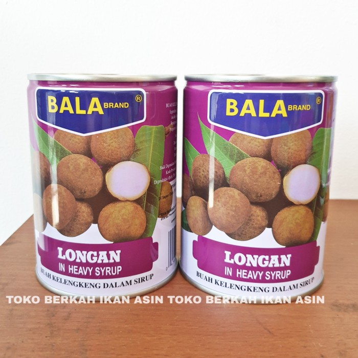 

Kalengbuah- Bala Brand Longan Kaleng 565 Gr / Buah Longans Kelengkeng -Buah-Kaleng.