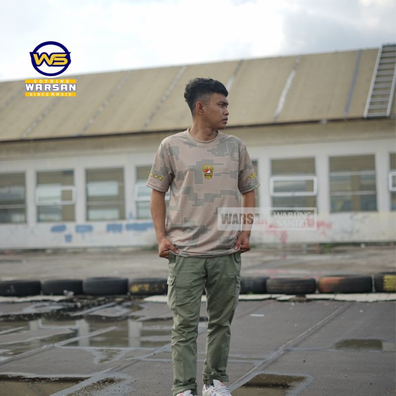 Kaos Kasad PDH / Jersey Kasad TNI PDH / Kaos Kasad PDH Kaos Kasad Jatah Kaos TNI