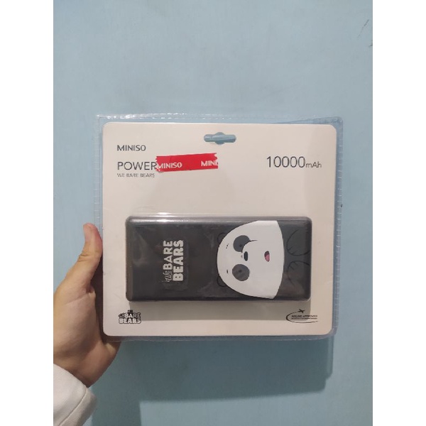 Miniso X We Bare Bears Powerbank 10.000mah (new)