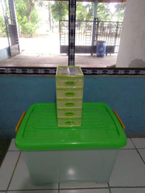 Laci Mini Container Susun 5 Shinpo 363-5 / Box Tempat Penyimpanan
