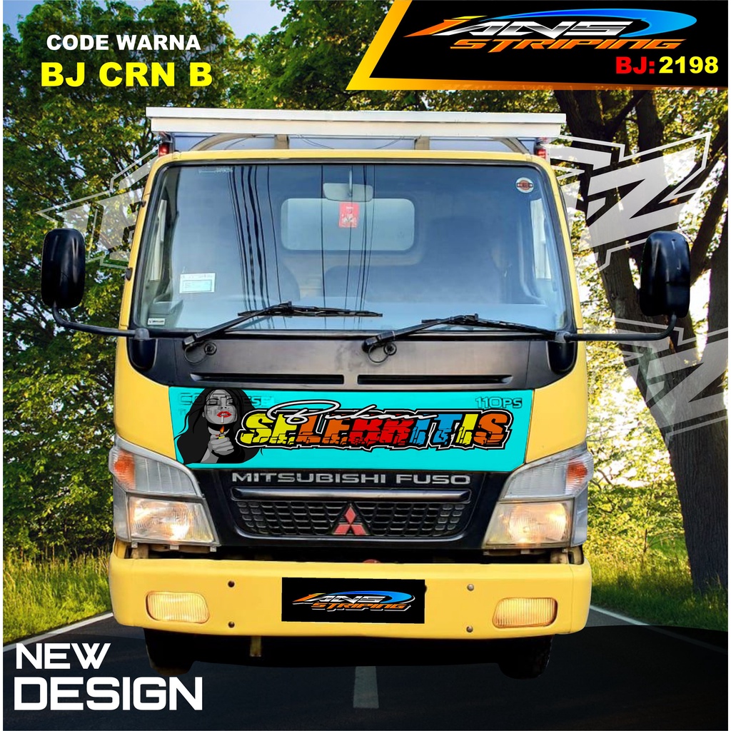 DECAL STIKER KAP DEPAN TRUK DINA , RAGASA / STIKER KABIN TRUK RAGASA,UMPLUNG / STIKER KAP CUP DEPAN TRUK DINA,FUSO