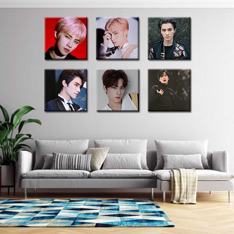 [DECOR] XIAOJUN-NCT poster tempelan Pajangan hiasan dinding kayu